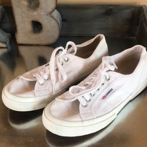 Superga white sneakers
